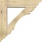 Ekena Millwork Olympic Traditional Rough Sawn Bracket w/ Offset Brace, Douglas Fir, 8"W x 36"D x 36"H BKT0806X36X36OLY01RDF - alternate 4
